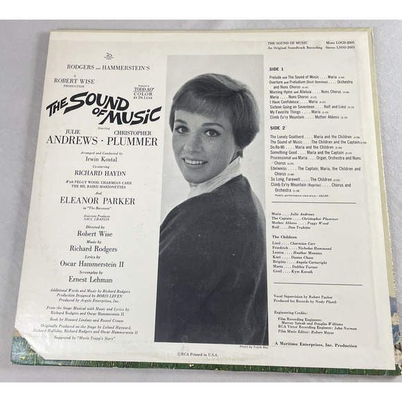 Sound of Music Original Soundtrack Vtg 1965 Vinyl Album LP LSOD-2005 Andrews - Picture 3 of 15